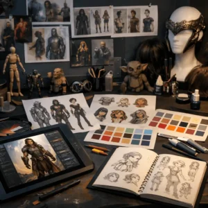 3 sectores donde trabaja un profesional de caracterización en España 7 Máster diseño de personajes