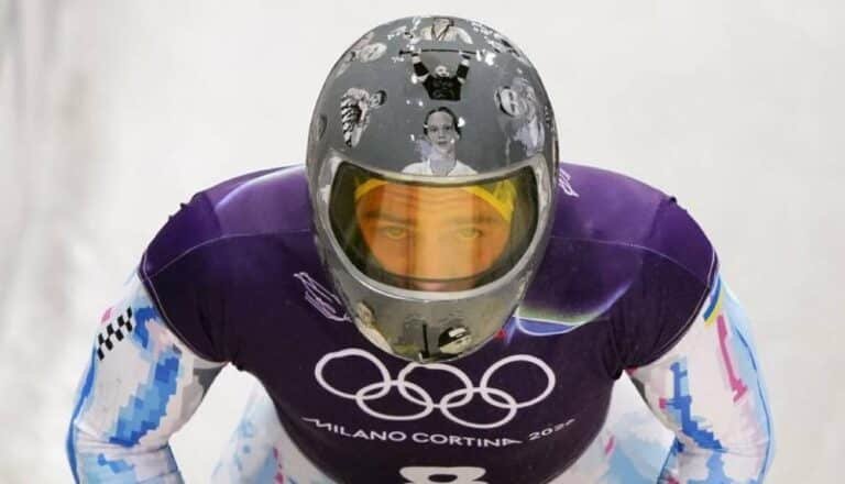 El atleta ucraniano que fue expulsado por su casco