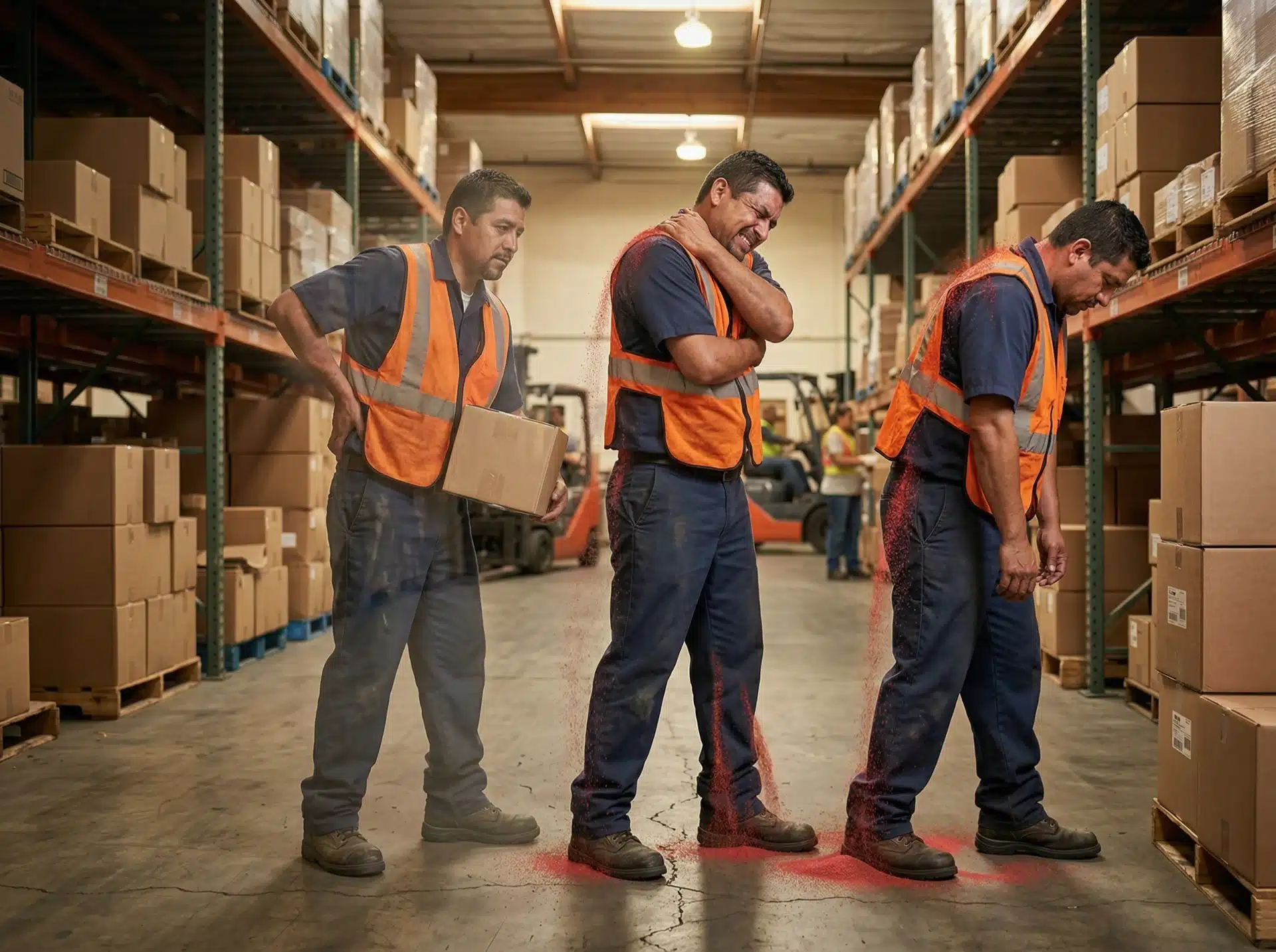 Fatiga muscular en el trabajo: 7 riesgos que afectan a tu salud 3 moviminetos repetitivos