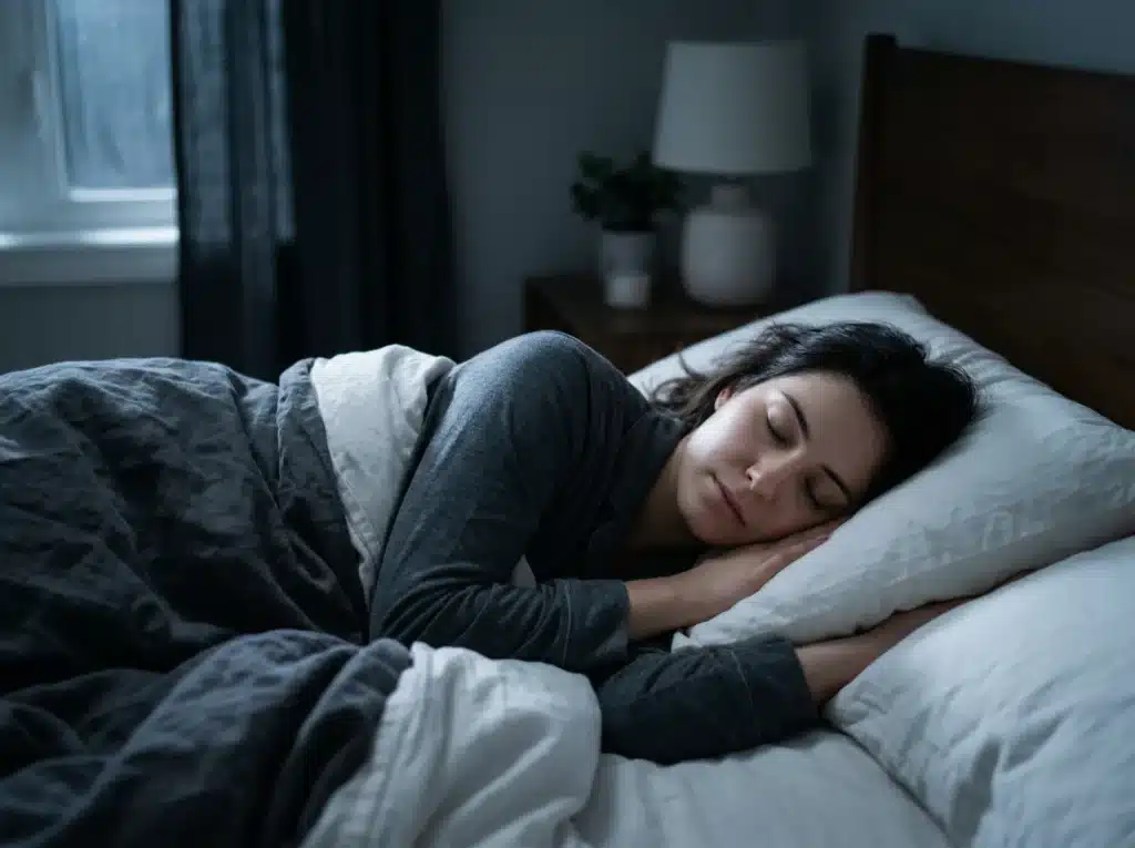 Cómo bajar el cortisol de forma natural : 7 claves científicas 9 Persona Durmiendo