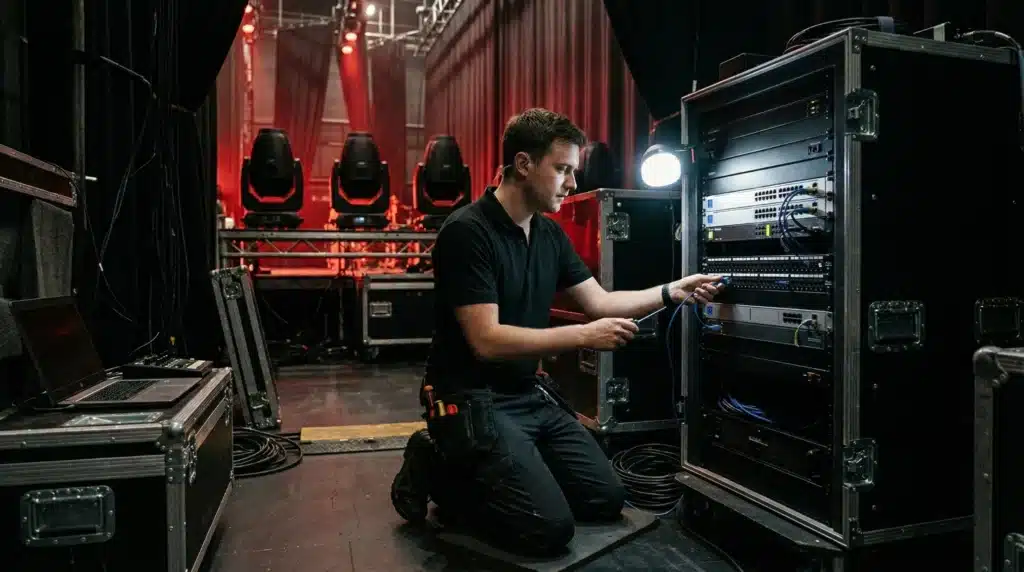 Diseño de iluminación de festivales: El estilo de Tomorrowland 4 controlador luces