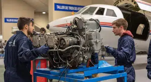 5 Requisitos para trabajar en mantenimiento aeronáutico: Guía paso a paso 3 Alumnos FP de aeronaútica