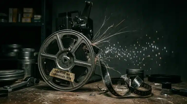 cinta de cine vieja