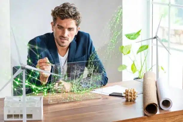 Las 4 tendencias más rentables en jardinería sostenible y viveros 5 Representación de digitalización de vivero