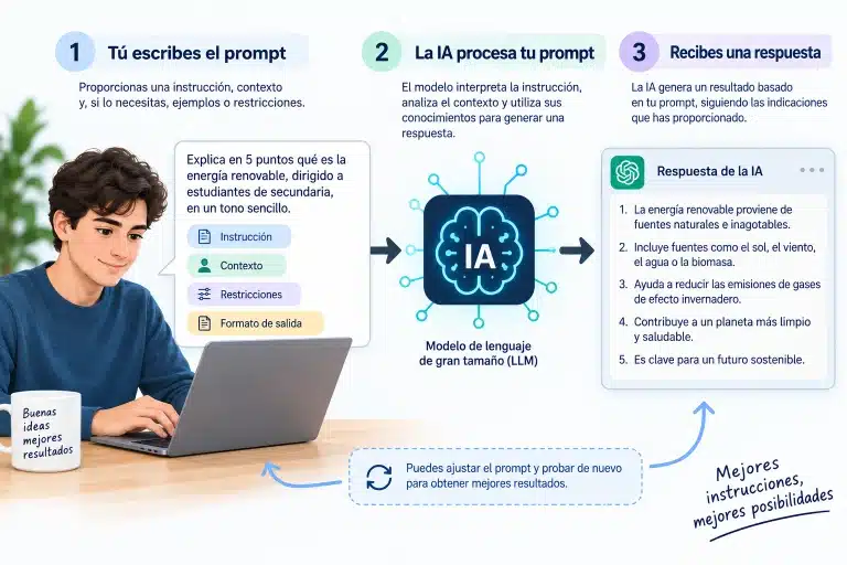 Prompt engineering: qué es, cómo funciona y cómo crear un prompt eficaz para la inteligencia artificial 3 58bc5222 8033 48aa 9415 0f94126d5041